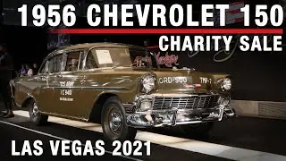 CHARITY SALE - 1956 Chevrolet 150 Army Sedan - BARRETT-JACKSON LAS VEGAS 2021