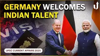 A New Era for India-Germany Relations | 90K Visas for Indians 🔥 #currentaffairs irs #upsc