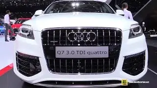 2015 Audi Q7 3.0 TDI Quattro - Exterior and Interior Walkaround - 2014 Paris Auto show