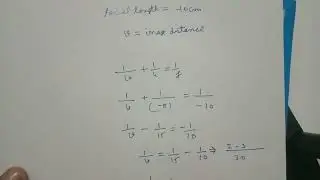 Application of Mirror Formula ll Class 10th