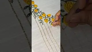 #shorts ✨Vishu Embroidery Making Video  @JaicysCreativeDesigns