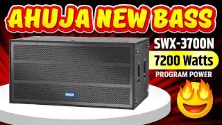 Ahuja New Launch Bass || Ahuja SWX-3700N || कौन सा Amplifier से चलेगा 