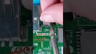 how to replace mini b usb port #soldering  #desoldering #shorts