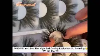 25MM Luxury Mink Lashes High Quality Eyelash Style Wholesale Custom False Lash Factory