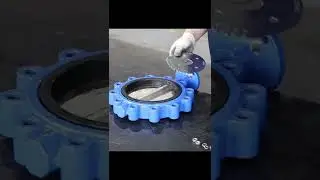 The production and assembly process of butterfly valve