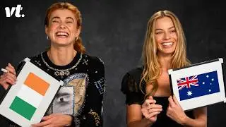 Margot Robbie & Alison Oliver take on Culture Clash 🇦🇺🇮🇪
