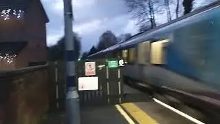 Double Class 185 passing Urmston on a Cleethorpes to Liverpool Lime Street service!