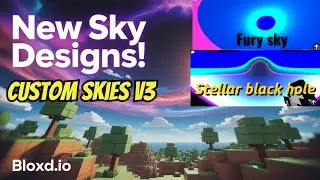 I added custom skies in bloxd.io || Custom skies V3 || bloxd.io update