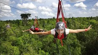 Приключенческий тур в Selvatica в Плай-дель-Кармен, Мексика