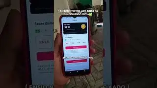 NOVO M&Eacute;TODO TIKTOK LITE COMO COLOCAR O C&Oacute;DIGO 2025! #tiktoklite