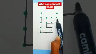 How to Connect the Dots? #challenge #games #connect #papergame
