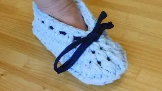 Tutorial: Zapatillas de trapillo para estar en casa.