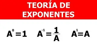 Teoría de Exponentes| FÓRMULAS | Matemáticas