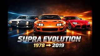 Toyota Supra Future Evolution (2030&ndash;2019) 🔥 Hybrid to Electric Era Explained
