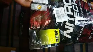 Unboxing of Muscletech Nitrotech Whey isolate + lean musclebuilder 1 lbs buy at Neulife