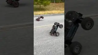 Arrma Outcast & Kraton 8s synchronized Wheelies #newenglandrc #arrmakraton8s #arrmaoutcast8s