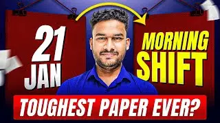 JEE Main 2026: 21 January Quick Analysis Shift 1 | JEE Main 2026 Student Reaction #jee2026