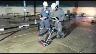 Mark IV Tank Floor Scanner: Scanning a Tank