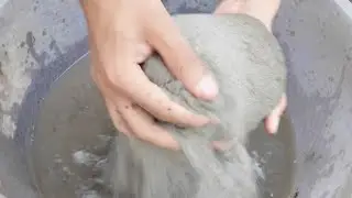 Pure sand water crumbles in the tub and shaving is super satisfying