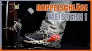 SO lernst Du die SCHNELLEN DOUBLES auf der Bassdrum!