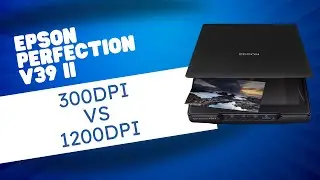 Epson Perfection V39 II 300vs 1200dpi Scan