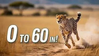 Cheetah Acceleration in Slow Motion | Pure Power