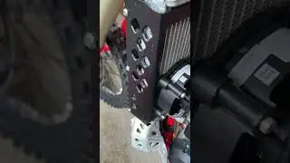 Motoes Rad Brace and Guard on Beta 300RR with Beta OEM fan kit fits perfectly. ​😍 #motoes #beta