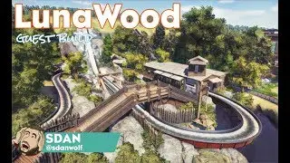 LunaWood Log Flume! | Planet Coaster Guest Build