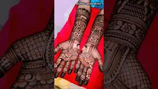 5hrs work, Bride barathi's wedding mehandi #shorts #henna #hennaart #trending