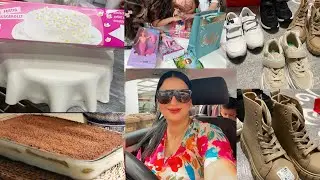 تحضيرات #عيد_ميلاد/بنتي/🥰طريقة#تيراميسو#المحلات كايجي خطير😋/مشترياتي من من محل #tkmaxx أحذية كتحمق