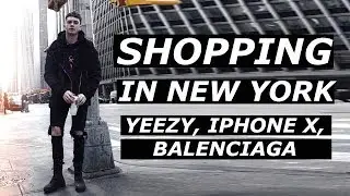 SHOPPING IN NEW YORK WITH MY MOM | YEEZY, IPHONE X, BALENCIAGA, HIGH END, LUXURY | Gallucks
