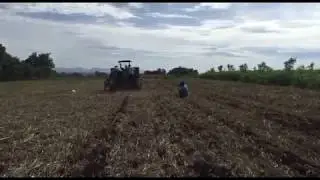 First Testing on Direct Seeder Pulled by Tractor at Department of Agricultural Engineering