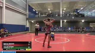 Bryce Brown Indian Elite vs Kaleb Fisher Streetsboro 2021 OAC Duals