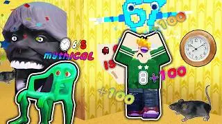 COLLECTING OP BRAINROTS WHILE SURVIVING CREEPY HEADS IN ROBLOX...