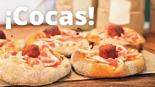 Cocas de cebolla y sobrasada!!