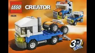 Lego set 4838 (Mini Vehicles) Stopmotion