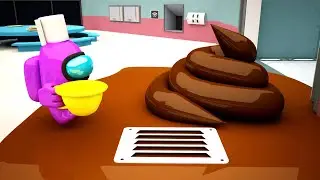 AMONG US POOP! / 0000 / IMPOSTOR POOPED EVERYWHERE! / THE FUNNIEST ANIMATIONS! / #game #memes #funny
