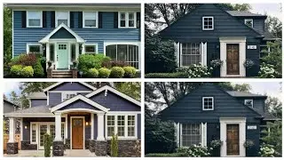 Blue house exterior designs||Dark color house exterior||House elevation designs||Best house ideas
