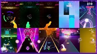Smash color| magic tiles | beat roller | sonic cat | beat blader | hop ball | Different ball games