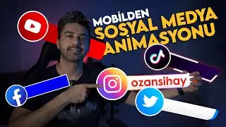 MOBİLDEN PRATİK SOSYAL MEDYA ANİMASYONU | Instagram Youtube TikTok