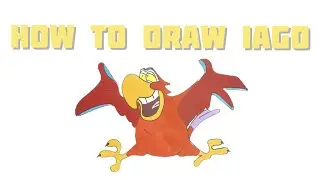 How to Draw Cunning and Sarcastic Parrot Lago from Disney's 