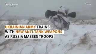 Ukrainian Army Trains With New Anti-Tank Weapons