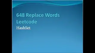 648  Replace Words Leetcode HashSet Using javaScript