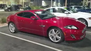 My new Jaguar XK. Italian Racing Red