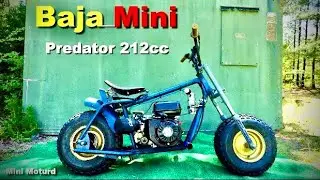 Baja Mini Bike |Top speed| predator212cc