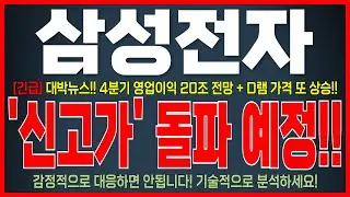 [삼성전자 주가 전망]*긴급* 1월 2일 금요일 신고가 돌파예정! 그 '이유' 알려드릴게요! 필수시청하세요!~  #삼성전자 #삼성전자주가 #삼성전자주가전망
