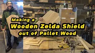 I Built an Epic Zelda Shield from Wood (Kids to Adult Size!)