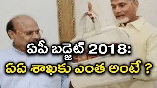 AP Budget 2018-19 Highlights  ఏపీ బడ్జెట్ 2018: ఏఏ శాఖకు ఎంత అంటే ? | Oneindia Telugu