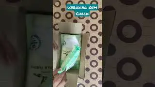 unboxing Gym Chalk Asmr #asmr #unboxing #gymchalk #powderycrunches #amazon #sleepaid