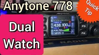 Dual Watch - #anytone 778UV #hamradio